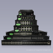 L2 L3 Gerenciado Gigabit Ethernet Industrial Switches Poe